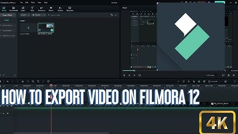 HOW TO EXPORT VIDEO ON FILMORA 12| TUTORIAL FOR BEGINNERS