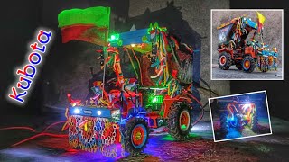 Kubota ru Tractor lighting || Tractor sound Benki 15 lighting