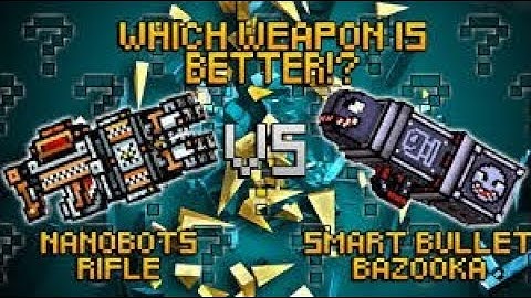 Pixel Gun 3D - Nanobots Rifle vs. Smart Bullet Bazooka