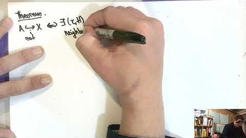 Algebraic Topology - 14.3 - technicalities: Neighborhood Deformation Retracts