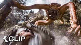 Giant Tentacle Creature Hunts Down Predator Scene - Predator Badlands 2025