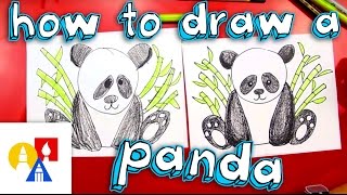 Learn how to draw a panda bear! materials used in this video: sharpie
paper colored pencils more about our special http://artforkidshub...