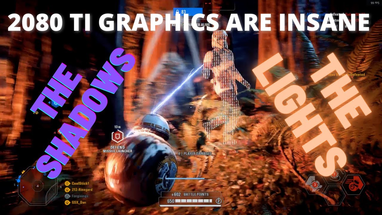 Using a *RTX 2080 TI* in Battlefront 2!!!!! Insane Detail.