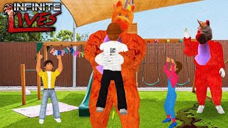 Surviving ALONE WIth Buddy In Infinite Lives
