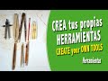 🔨FABRICA tus HERRAMIENTAS FACILMENTE para MODELAR - PALILLO DE MODELAR y AHUECADOR.