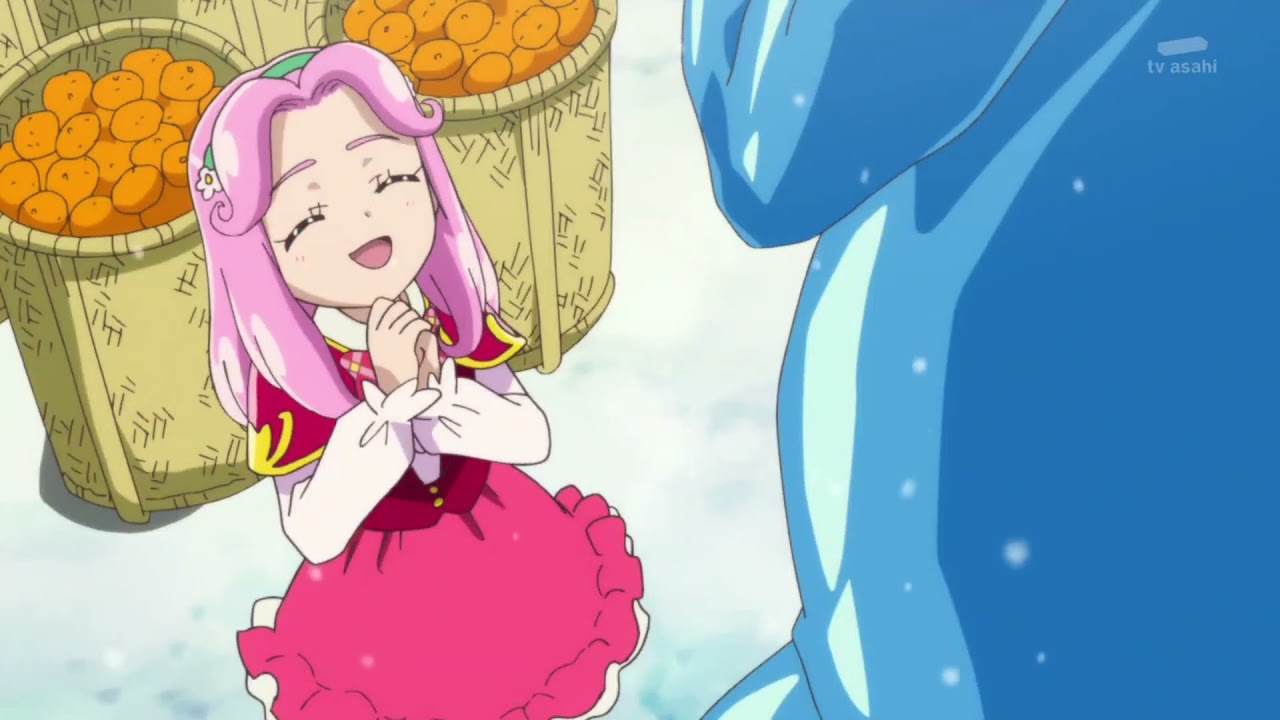 Maho Tsukai Precure clip naranjas congeladas 🍊