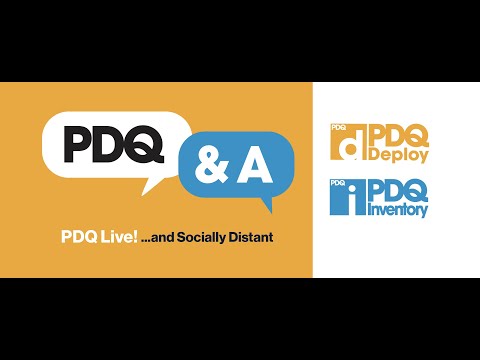 PDQ Live! : PDQ & A - April 2020