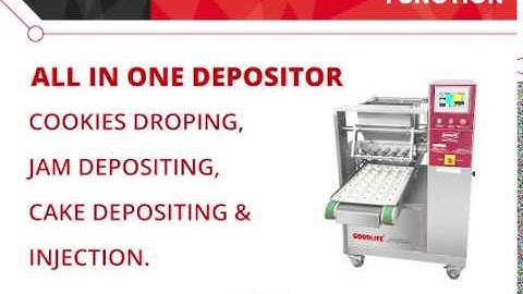 New Machine Launch By Goodlife - All in One Depositor for cookies & Cakes