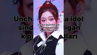 Idollar qilgan eng zo'r rekordlar #blackpink #aespa #iu #newjeans#kpop #uzb #kpopidol