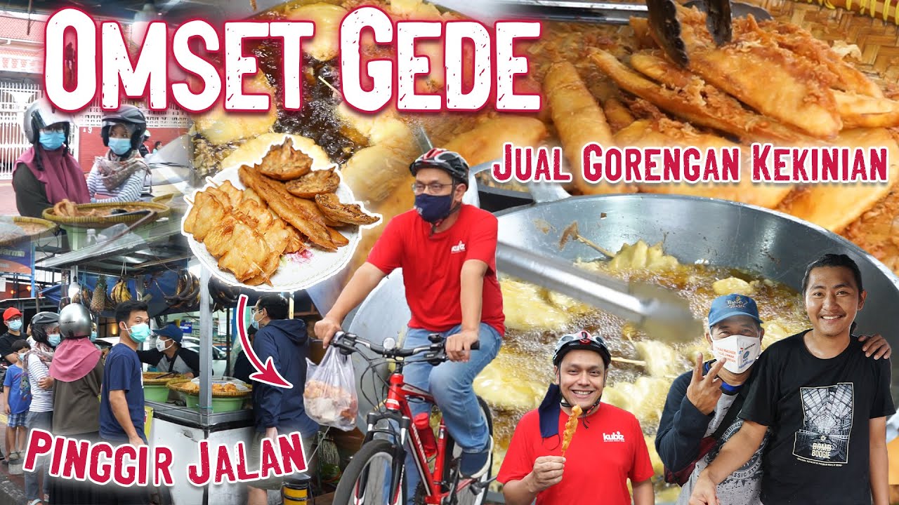 MAS GANTENG INI JUAL GORENGAN KEKINIAN PAKAI GEROBAK, RASANYA GAK KALAH