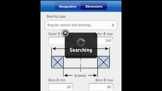 SKF Bearing Calculator screenshot 1