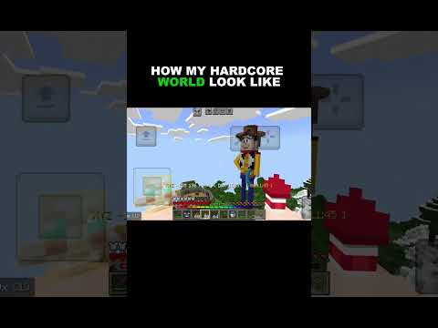 POV: You Finally See My Minecraft Hardcore World 👀🔥 #shorts #hardwork #love #viral #trend