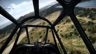 War Thunder - FaceTrackNoir testing with PS3 Eye cam in Japanese A6M3 Mod. 22 in FRB Difficulty