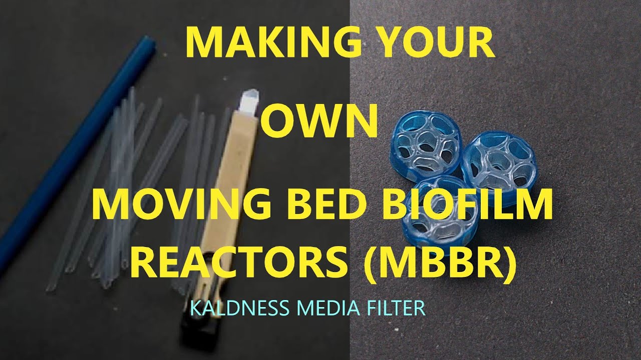 diy moving bed K1 Kaldness filter for your aquarium fish🐟🐠3 buat