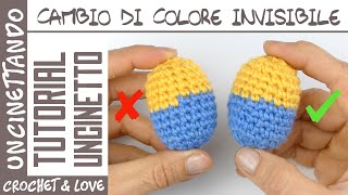I'll tell you the tricks to make perfect Amigurumi  Invisible color change