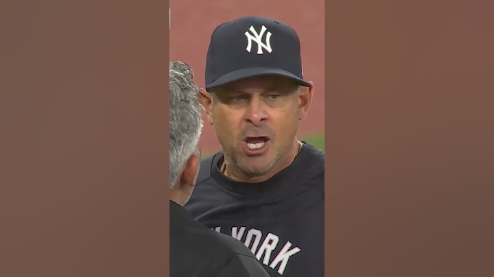 Boone gets ejected... again 😂 #boone #ejected #mlb #yankees
