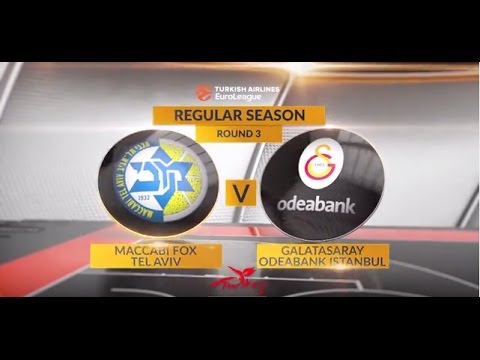 Highlights: Maccabi FOX Tel Aviv-Galatasaray Odeabank Istanbul