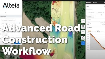 Advanced Road Construction Workflow - Alteia (Drone Analytics Software)