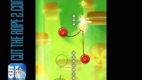 Cut The Rope 2: Experiments Level 3-23 Sticky Steps Box Walkthrough