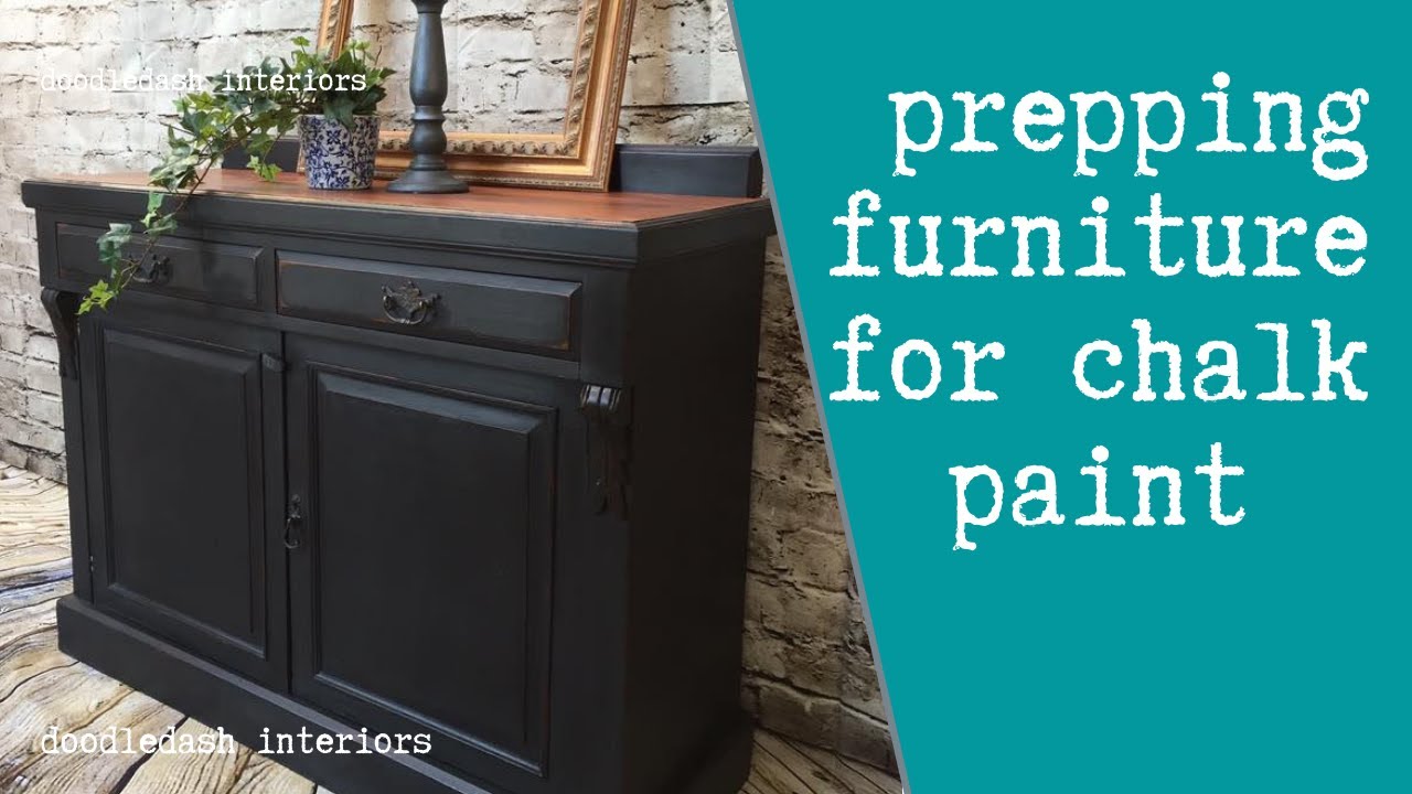 Prepping furniture for chalk paint YouTube