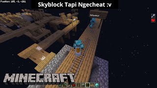 Main Skyblock Tapi Agak Random | Minecraft Bedrock