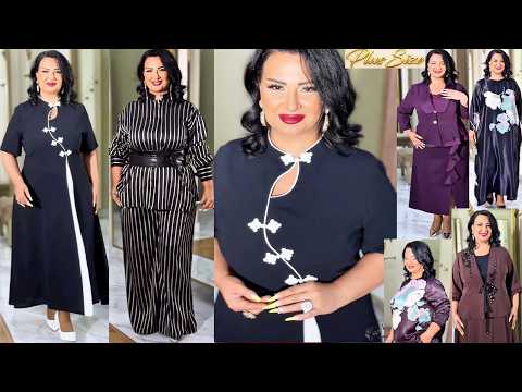 New: PLUS SIZE casual luxe lookbook for mature ladies September 2026