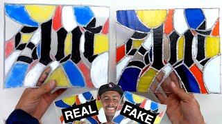 DIY Stained Glass - REAL VS FAKE