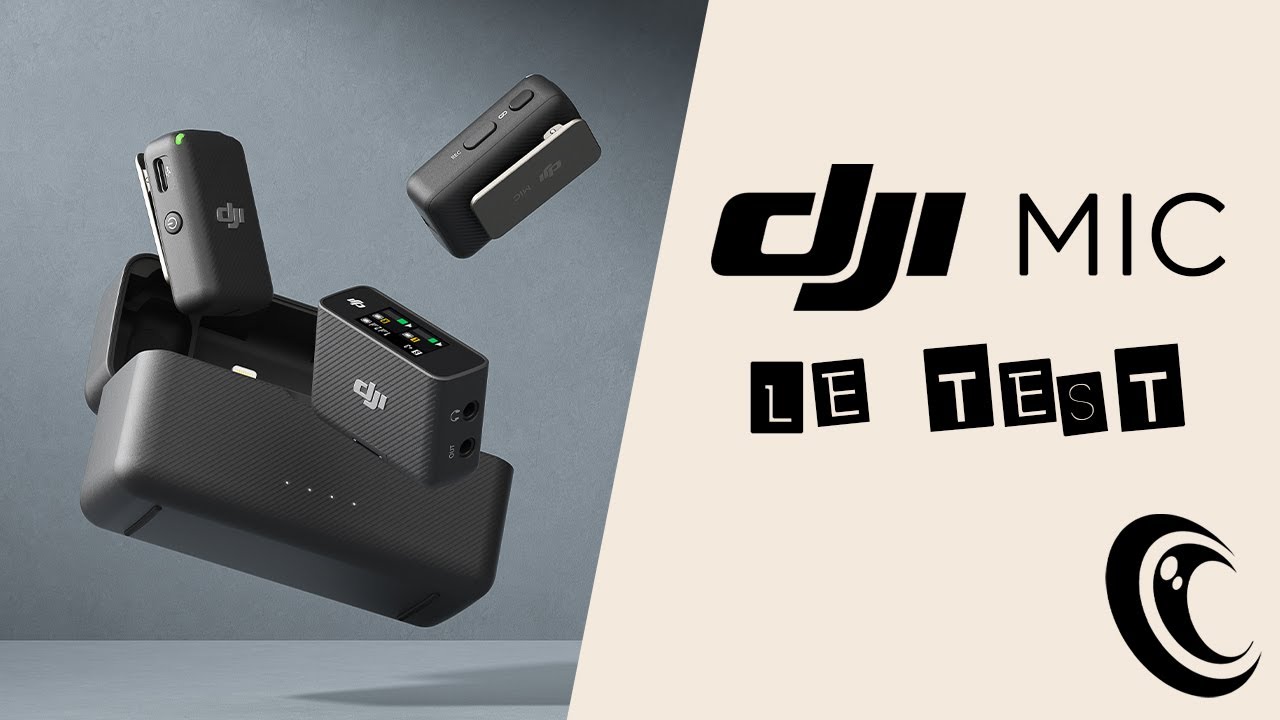 DJI Mic (1 RX + 2 TX) : le microphone sans-fil DJI à double canal ultime !