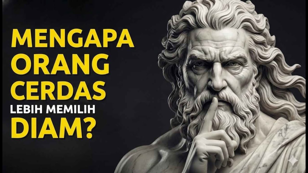 Mengapa Orang Cerdas Lebih Memilih DIAM? (Rahasia Psikologi Stoik)