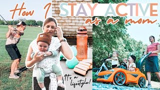 Too busy to exercise? Me too! | How I stay active as a Mennonite Mom of 3 +Modest Activewear Tryon