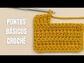 Ponto baixo,baixíssimo,meio alto e alto no crochê