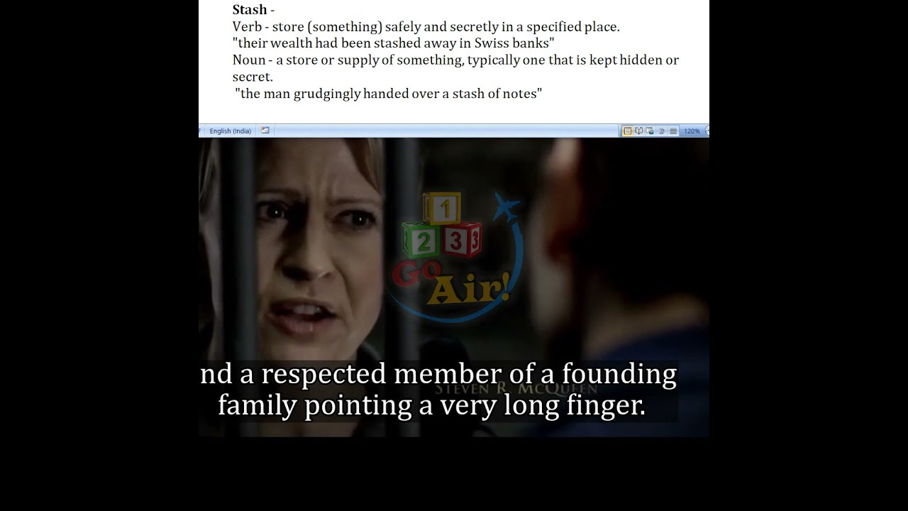 Stash - Meaning, Pronunciation, Illustration | Vocabulary | ✈️ 𝟏𝟐𝟑 𝐆𝐨 𝐀𝐢𝐫!