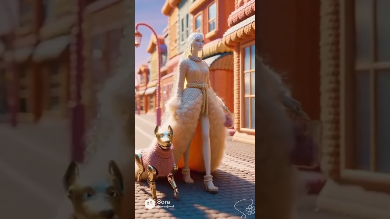 毛糸の街を歩く８　Knitted Fantasy Walk