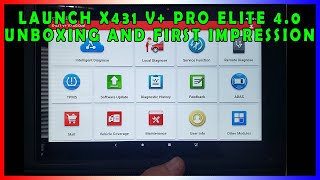Unboxing and First Impression of the LAUNCH X431 V+ PRO Elite 4.0 Scan Tool.