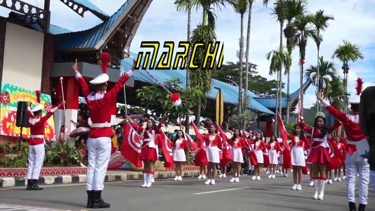 Marching Band SMA NEG. 1 RANTEPAO vs SMK NUSANTARA - Dalam Rangka HUT RI Ke-77