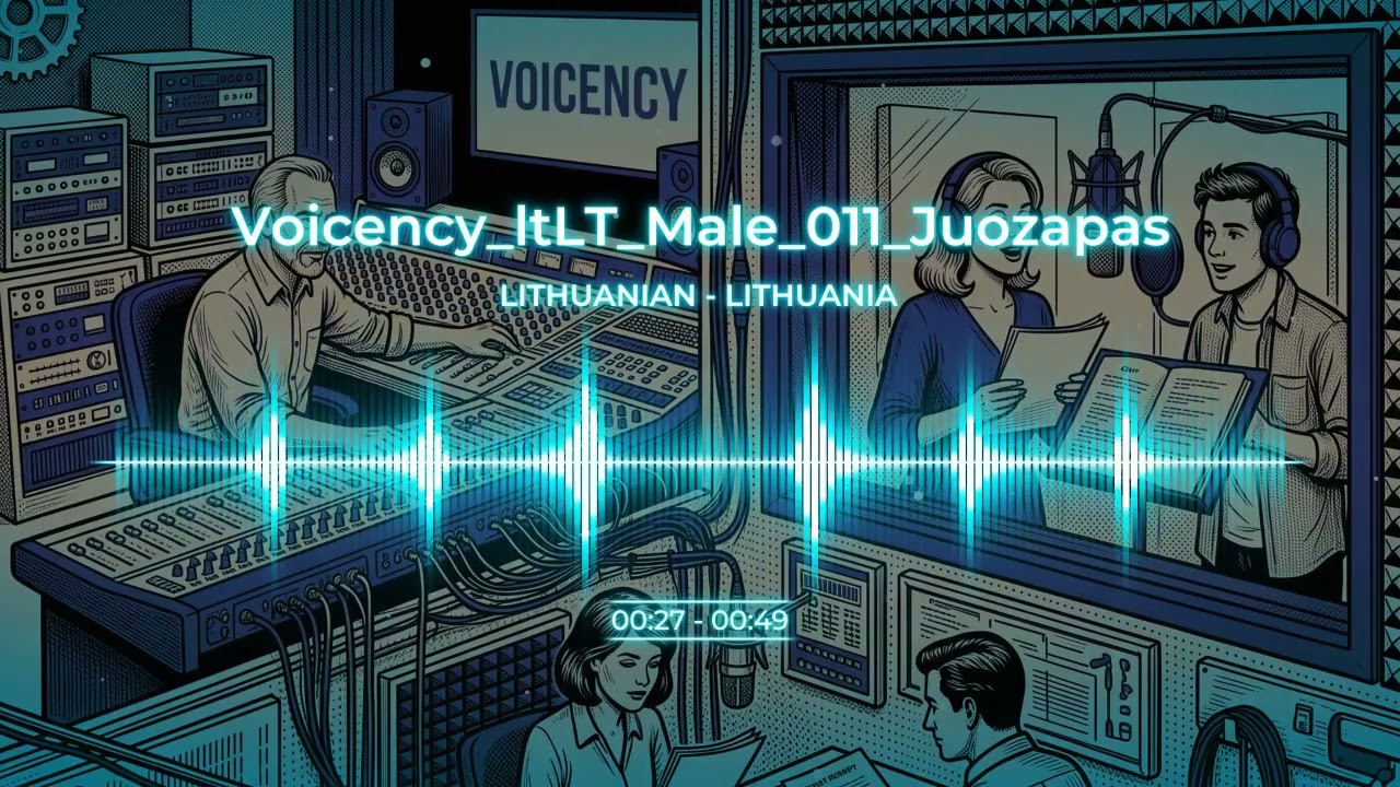 Lithuanian Male Voice - Voicency_ltLT_Male_011_Juozapas