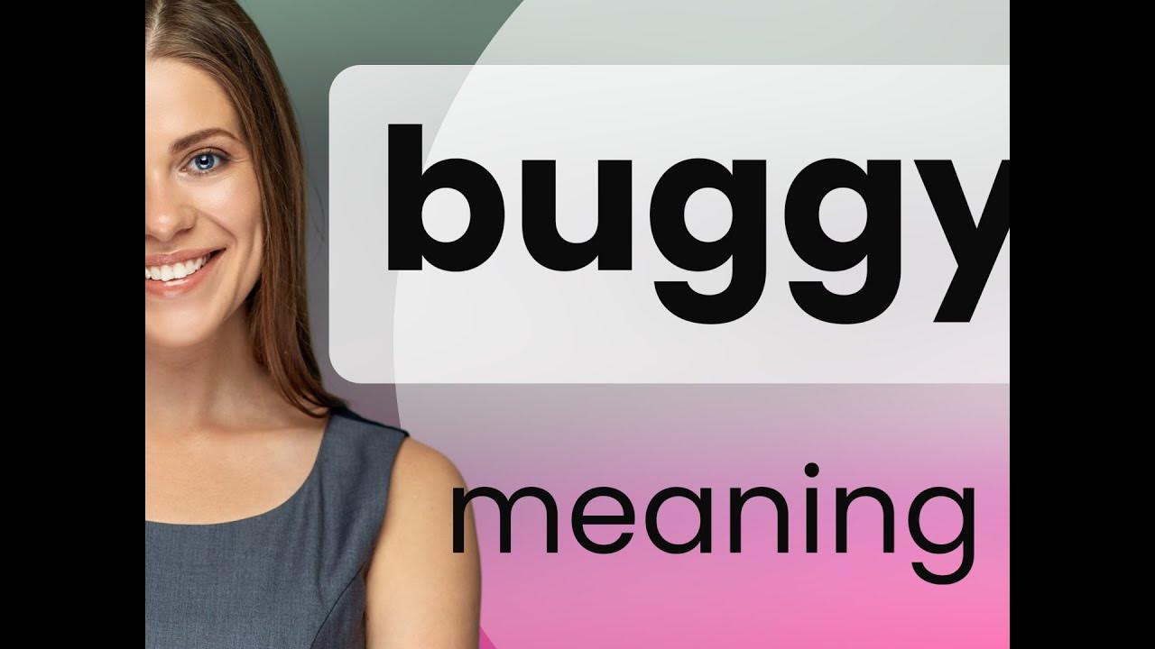 Buggy • definition of BUGGY YouTube