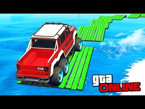 Видео: АДСКИЙ ПАРКУР ПО ОГРОМНЫМ ВОЛНАМ И ДОЩЕЧКАМ НА ДЖИПАХ 6х6 В GTA 5 ONLINE