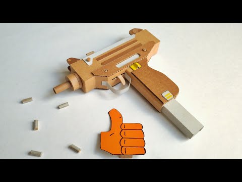 Cardboard gun (micro UZI)