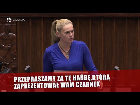 Barbara Nowacka przeprosiła Polaków  \