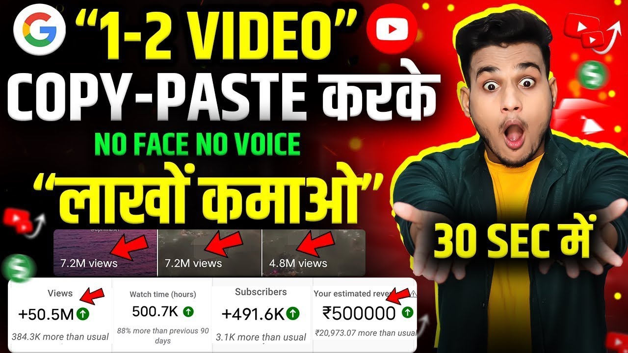 copy paste video on youtube and earn money | best youtube channel ideas ...