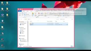 how to lock a folder without any software Windows 8 / Windows 7