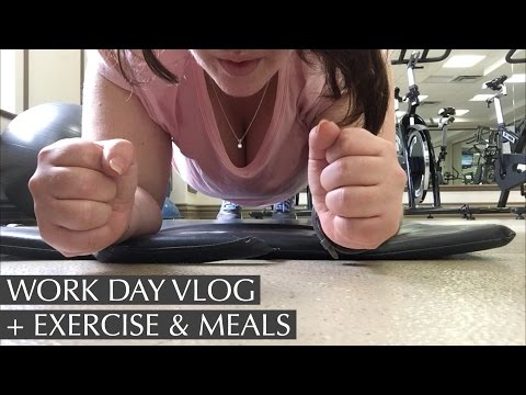 WEIGHT LOSS VLOG ~ Work day - Exercise - Meals