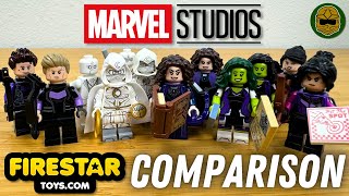 Marvel Studios Minifigures Series 2 Comparison: LEGO® vs. Firestar Toys Custom Design!