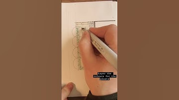 Landscape Architect sketches a garden design - Watch how its done!😀