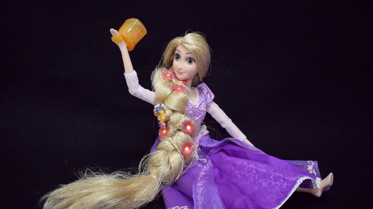 Disney Princess ディズニープリンセス Singing And Light Up Doll 歌う 光るドール Rapunzel ラプンツェル 約40cm ディズニーストア Youtube