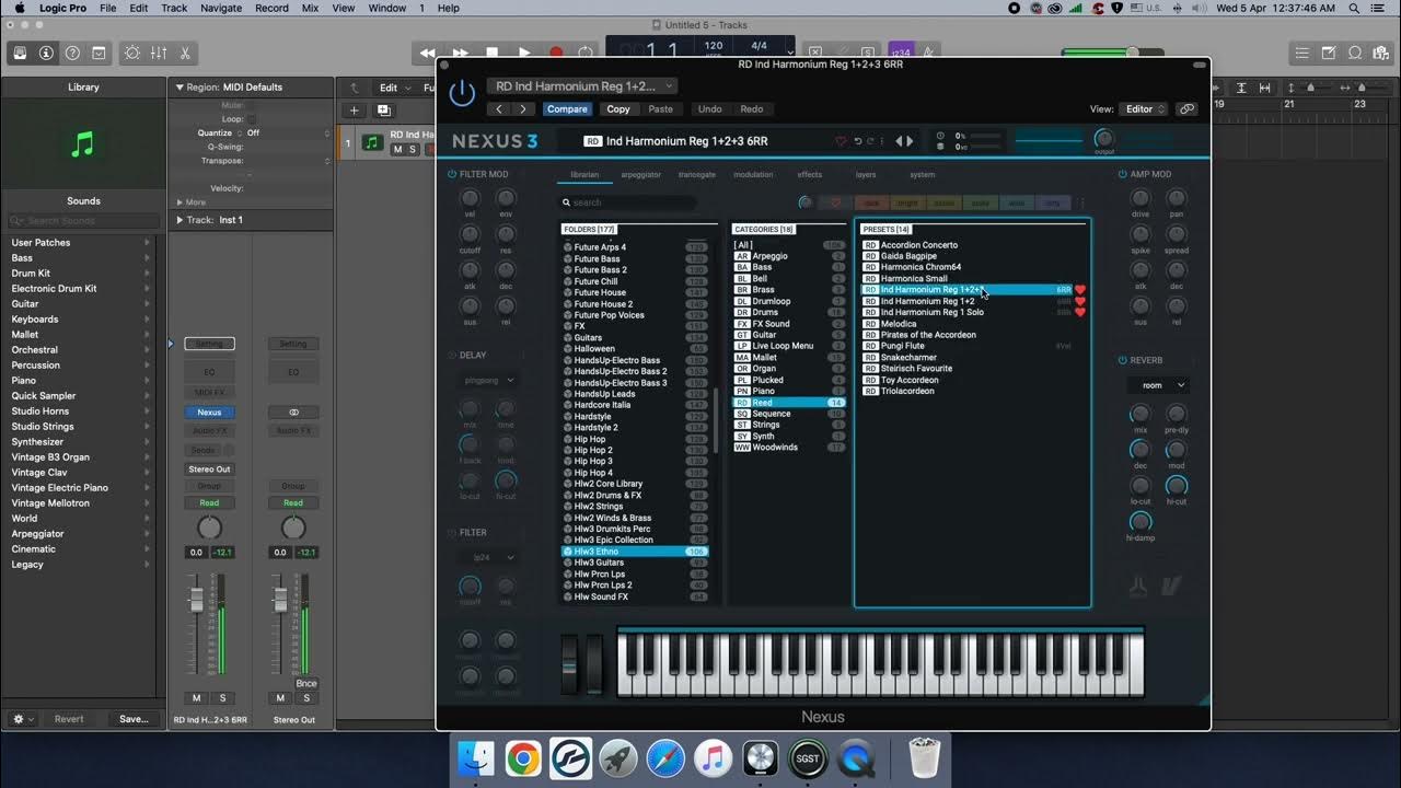 Real Harmonium, Bollywood Harmonium Vst Plugins Nexus YouTube