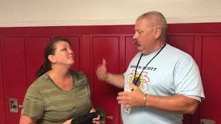 Explaining how our victim liked being pulled out with our new ARM-LOC SWAT