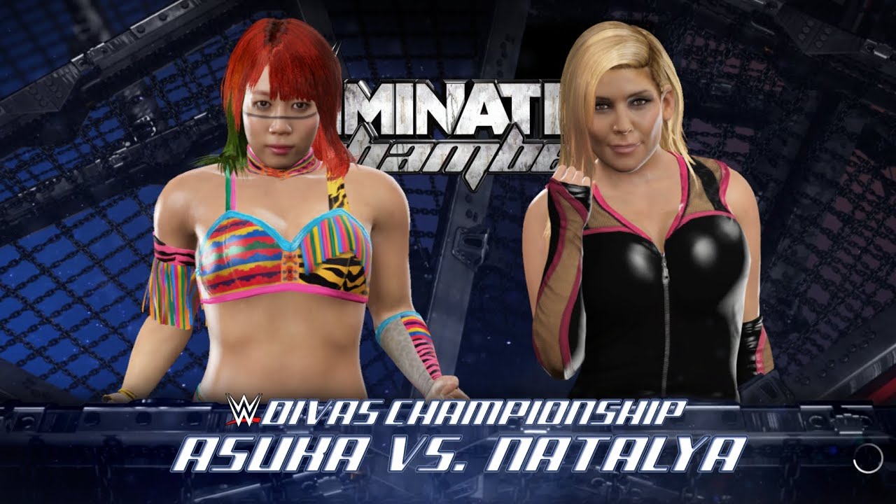 Brand Warfare WWE Elimination Chamber: Natalya vs Asuka (Divas Title) 