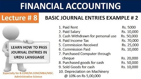 How to Pass Journal Entry? | Financial Accounting for B.Com/ M.com/MBA/MSC Administrative science